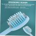 Merlan 3ST Manual Travel Toothbrush Compact Cleaning Brush for Home & Travel 1 Pack Blue - Buy Online on SooperMarket.com