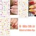 Nail Art Stickers Xcreando 6 Sheets 5D Embossed Fall Self-Adhesive Nail Polish Stickers Autumn Nail Decals Designed with Maple Flowers Butterflies Pumpkin Owl Thick DIY 3D Nail Art Supplies for Thanksgiving Day Decorations colorful - Buy Online on SooperMarket.com