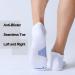 FITRELL Men's 6 Pack Ankle Running Socks - White Blue, Sizes 7-9 - Cushioned Athletic Sports Socks - Buy Online on SooperMarket.com