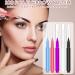 100Pcs Micro Eyebrow & Eyelash Comb Brush with Cap - Multifunctional Brow Lamination Spoolies for Eyebrows - Portable Brow Brushes for Extensions (5 Colors) - Buy Online on SooperMarket.com