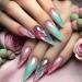 Teksome Medium Press On Nails - Ombre Fake Nails Cat Eye Almond Press On Nails 12 Sizes 24 Artificial Nails For Home Salon Manicure - Buy Online on SooperMarket.com