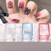 Nail Art Stickers for Women | Easy Clean Silicone Stamp & Scraper | Party Decor & Manicure Plate | International Shipping - Buy Online on SooperMarket.com