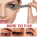 QIUFSSE 6pcs Double-headed Liquid Eyeliner Stamp Set for Women - Waterproof, Smudgeproof, Long Lasting - Love Flowers Moon Stars Smiley Triangles - Buy Online on SooperMarket.com
