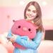 Mewaii 14'' Strawberry Cow Mushroom Soft Pillow Stuffed Animal Plush - Cuddly Pink Cow Toy for Kids - Buy Online on SooperMarket.com