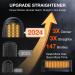 Mini Hair Straightener Brush - Wireless Straightening Brush with 3 Temperature Levels for Effortless Styling - Buy Online on SooperMarket.com