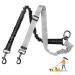Double leashes for dogs Reflective dog leash 360 Rotatable Adjustable training leash for walking training and jogging
