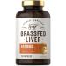 Grass Fed Beef Liver | 250 Capsules | Desiccated Beef Liver | No Artificial Preservatives | Pasture Raised | by Herbage Farmstead