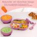 Mojinl Baby Silicone Dishes Set | 4-Piece BPA Free Suction Cup Tableware for Kids | Dishwasher Safe Pink Baby Dining Set - Buy Online on SooperMarket.com