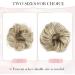 Vlasy Curly Wavy Messy Bun Hair Piece 35g 18/22# - Synthetic Chignon Scrunchies Extensions for Women - Updo Hair Accessories for Girls - Buy Online on SooperMarket.com
