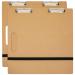 Artists Sketch Board with Double Clips for Art Classroom, Studio, Field (18x18 in, 2 Pack) 18 x 18 Inch