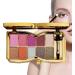 10 Colors Glitter Eyeshadow Pallet Shimmer Colorful Eyeshadow Palette Makeup Diamond Bright Makeup Shimmery Highly Pigmented Waterproof Long-lasting Sweatproof Practice Make Up - Buy Online on SooperMarket.com