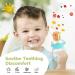 Baby Fruit Food Feeder Pacifier - Fresh Teething Teether Toy for 3-24 Months | 6 Pcs Silicone Pouches | Piggy Handle 2-Pack (Pink) - Buy Online on SooperMarket.com