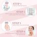 Pink Stainless Steel Ice Roller Set for Face and Eye | Skin Care for Puffiness, Migraine Pain Relief, Dark Circles | 2-Piece Facial Roller Kit - Buy Online on SooperMarket.com