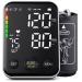Blood Pressure Monitor Automatic Digital Upper Arm Bp Cuff Machine with Led Backlit Display 2 Users 240 Memory BP Machine Storage Bag, Black Black.