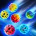 Jiosdo Astro Jump Ball 6 pieces Jump Ball High Springing Globe Galaxy Ball Space Ball Bouncing Ball Outdoor Games Small Gifts for Children Mit Children's Birthday Style A Style A