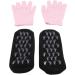 Moisturizing Gel Spa Gloves Socks Set for Dry Cracked Feet Hands Essential Oil Gel Moisturizers Socks for Women Men Cotton Material - Buy Online on SooperMarket.com