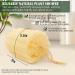 Natural Shower Loofah Sponge - Bath Exfoliating Body Scrubber - Soft & Easy Foaming Spa Lufa Sponges (2 Pack) - Buy Online on SooperMarket.com