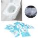 50pcs Disposable Plastic Toilet Seat Cover Waterproof Portable Paper Toilet Seat Covers Travel Accessories - Buy Online on SooperMarket.com