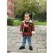 Volunboy Toddler Corduroy Sherpa Jacket | Warm Fleece Lining | Button Down Coat for Baby Boys/Girls 3-4 Years - Brown - Buy Online on SooperMarket.com
