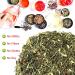 Plant Gift Strawberry Green Tea Oganic Fruit Herbal Tea All Natural Flavors Loose Leaf Apple Strawberry Orange Peel Grapes Peppermint Non GMO Vegan Tea Bags Into Iced Tea & Hot Tea 70G/2.5oz - Buy Online on SooperMarket.com