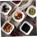 Zerodeko 8pcs Ceramic Dipping Sauce Bowl Seasoning Dish Small Dish for Dipping Sauce Dipping Bowls Soy Sauce Bowls Ceramic Sauce Bowl Ketchup Dish Salsa Bowls Ceramics White Soy Sauce Dish - Buy Online on SooperMarket.com