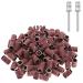Yoezuo 100 Pcs Nail Sanding Bands Grit Nail Art Sanding Bands 180 Grit Nail Files with 2 Pcs Nail Drill Bits for Electric Nail Files Nail Drill Machine Manicure Pedicure 180"