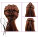 Sularpek Tail Hair Tool 2 pcs Durable Hair Looping Tool Tail French Braid Loop Tool Fashion Hair Braiding Tool for Making Women and Girls Hair Style (Black) - Buy Online on SooperMarket.com