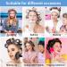Mabufun 46 PCS Hair Rollers With Clips For Long Hair Curlers Velcro Rollers Jumbo Hair Rollers Self Grip Hair Roller Set 22 Stainless Steel Clips And A Storage Bag - Buy Online on SooperMarket.com