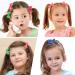 40 pcs Baby Hair Ties & 10 pcs Hair Clips Set for Toddlers - Elastic Hair Bands and Ribbon Bows, Girls Hair Accessories - Buy Online on SooperMarket.com