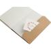 Kraft Cover Blank Sketch Book - 140x210mm - 112 Sheets/224 Pages - 100g Full Wood Paper - 350gsm Kraft Cover - Buy Online on SooperMarket.com