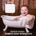 Soft Bamboo Baby Washcloths - 6 Pack 10x10 Inch - 2 Layer Absorbent Towel for Newborns - Gentle Baby Wipes for Delicate Skin - Shower Registry Essential - Buy Online on SooperMarket.com