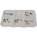 45-Piece Midge Assortment with Mustad Signature Fly Hooks - Rainbow Warriors, Zebra Midges, WD40, RS2 Emergers | Sizes 18, 20, 22 - Buy Online on SooperMarket.com