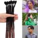 10PC No LIFE 50cm Black to Ginger Red Dreadlock Extensions | Synthetic Dreadlock Accessories for Men & Women | Jamaican Punk Hip-Hop Reggae Hair Wigs - Buy Online on SooperMarket.com