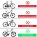 Innolife Child Bike Seat | Front Mounted Bicycle Carrier for 3-6 Years Kids | Foldable Pedals & Handrail Included - Buy Online on SooperMarket.com