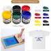 Caydo 38 Piece Screen Printing Kit with Fabric Ink, Frames, Squeegees, Film, Knife, and Tape - Buy Online on SooperMarket.com