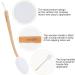 MAQUITA 2 in 1 Back Cream Applicator & Body Brush with Long Handle | Self-Application Back Scrubber with 3 Pads | Portable & Convenient for Travel - Buy Online on SooperMarket.com