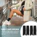 Holibanna Tabi Socks - 2 Pairs Black Cotton Toe Socks for Sandals | Casual Kimono Style | Free Shipping - Buy Online on SooperMarket.com