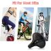 Oversized Memory Foam Bike Seat for Peloton & Spin Bikes | Waterproof Red Saddle | Universal Fit Replacement for Road & Exercise Bicycles - Buy Online on SooperMarket.com