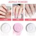 Lofuanna Acrylic Powder and Liquid Set Professional Acrylic Nail Kit with 3 Colors 20g Acrylic Powder 40ml Acrylic Liquid Monomer Nail Brush Nail Forms for Nail Extension Nail File Nail Art Kit (01) set-4 - Buy Online on SooperMarket.com