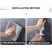 Kasmole Razor Holder | Self-Adhesive Shower Hook for Luffa Towels Hats & Coats - Reusable Wall Hooks for Organized Bath & Shower Space - Buy Online on SooperMarket.com