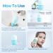 Buy Ice Roller for Face & Eye | Skin Care Kit to Brighten Skin Reduce Fine Lines & Pores - Blue - Buy Online on SooperMarket.com