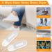 Portable Electric Shoe Dryer & Warmer with Timer | Safe & Fire Resistant Footwear Dehumidifier for Shoes, Boots, Gloves, Socks | Ideal for Rainy Days - Buy Online on SooperMarket.com