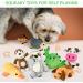 12 Piece Cute Plush Squeak Dog Toys Set | Natural Cotton Puppy Rope & Chicken Tools for Pets | Perfect for Dogs & Puppies - International Shipping - Buy Online on SooperMarket.com