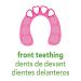 Green Sprouts Pink Cooling Teether - 2 Pack for 3+ Months Old Babies - Buy Online on SooperMarket.com