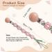 Symbolife Floral Daisy Macrame Pacifier Clip | Handmade Braided Cotton Paci Holder Leash | Unisex Baby Shower Gift - Buy Online on SooperMarket.com