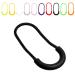 Zipper Pendant for threading 40 pieces colorful set with ten various colors size 60 x 30 mm nylon replacement zipper for repair zipper Zipper zipper.
