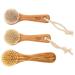 SHASH Exfoliating Face Brush - Made in Germany | Deep Intense Boar Bristle | Gently Exfoliates Skin for Glowing Complexion | Eco-Sourced Beech Wood - Buy Online on SooperMarket.com