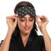 Haskirky Light Blocking Eye Mask - Adjustable Adult Men and Women Travel Mask - Ideal for Business Trips, Meditation, Yoga, and Office - Deep Sleep Goodies - White Stars - Buy Online on SooperMarket.com