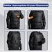 Aleawol Stab Protection Vest with Removable Manganese Steel Plate | Adjustable Unisex Stabbing Body Protection Vest Front & Back Safety Gear - Buy Online on SooperMarket.com