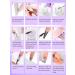 Professional Acrylic Nail Kit for Beginners - 42 Colors, Glitter Powder, Monomer Liquid, Drill, UV Light & Bag Case - Buy Online on SooperMarket.com